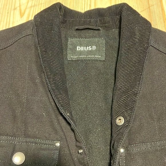 Deus Black Canvas Vest - Picture 2 of 13